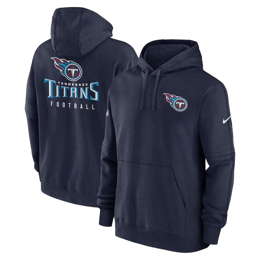 Men 2023 NFL Tennessee Titans blue Sweatshirt style 1->tennessee titans->NFL Jersey